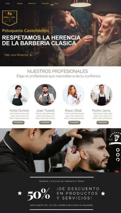 Desarrollo páginas web para centros de estética